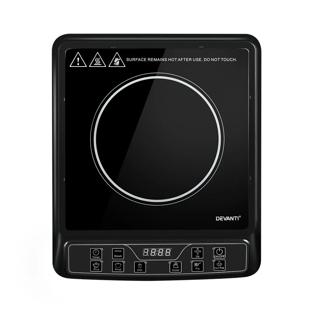 10-Level Single Burner Induction Cooktop, Portable - Devanti