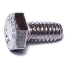 1/4"-20 x 1/2" 18-8 Stainless Hex Cap Screws (50 pcs.)