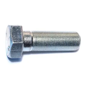 1"-14 x 3" Zinc Plated Grade 5 Hex Cap Screws (10 pcs)