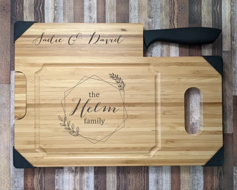 2-in-1 Bamboo Cutting Board