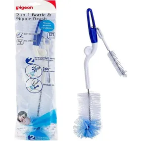 2 In 1 Bottle & Nipple Nylon Brush