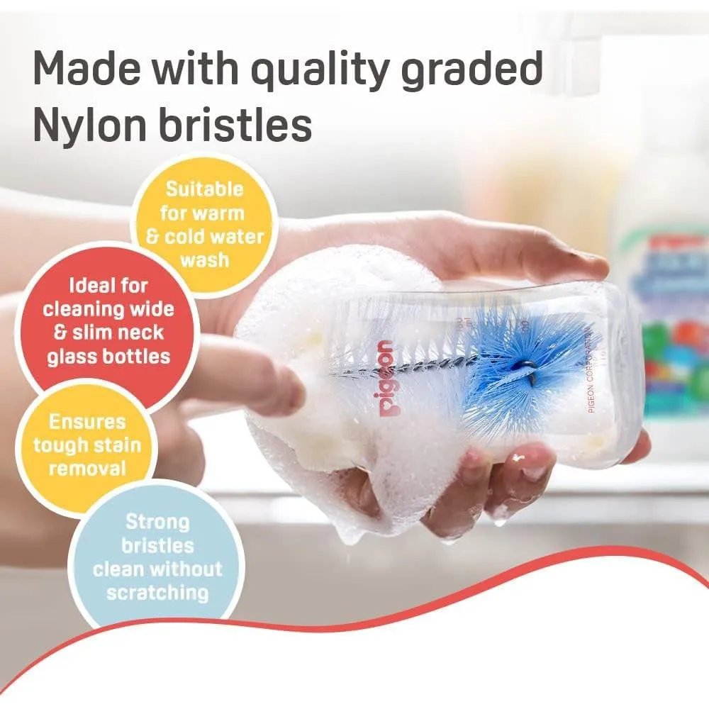 2 In 1 Bottle & Nipple Nylon Brush