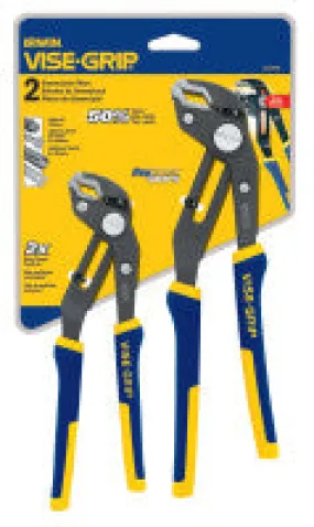 2-pc GrooveLock Pliers Sets, 8 in; 10 in