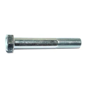 3/4"-16 x 5" Zinc Plated Grade 5 Steel Fine Thread Hex Cap Screws