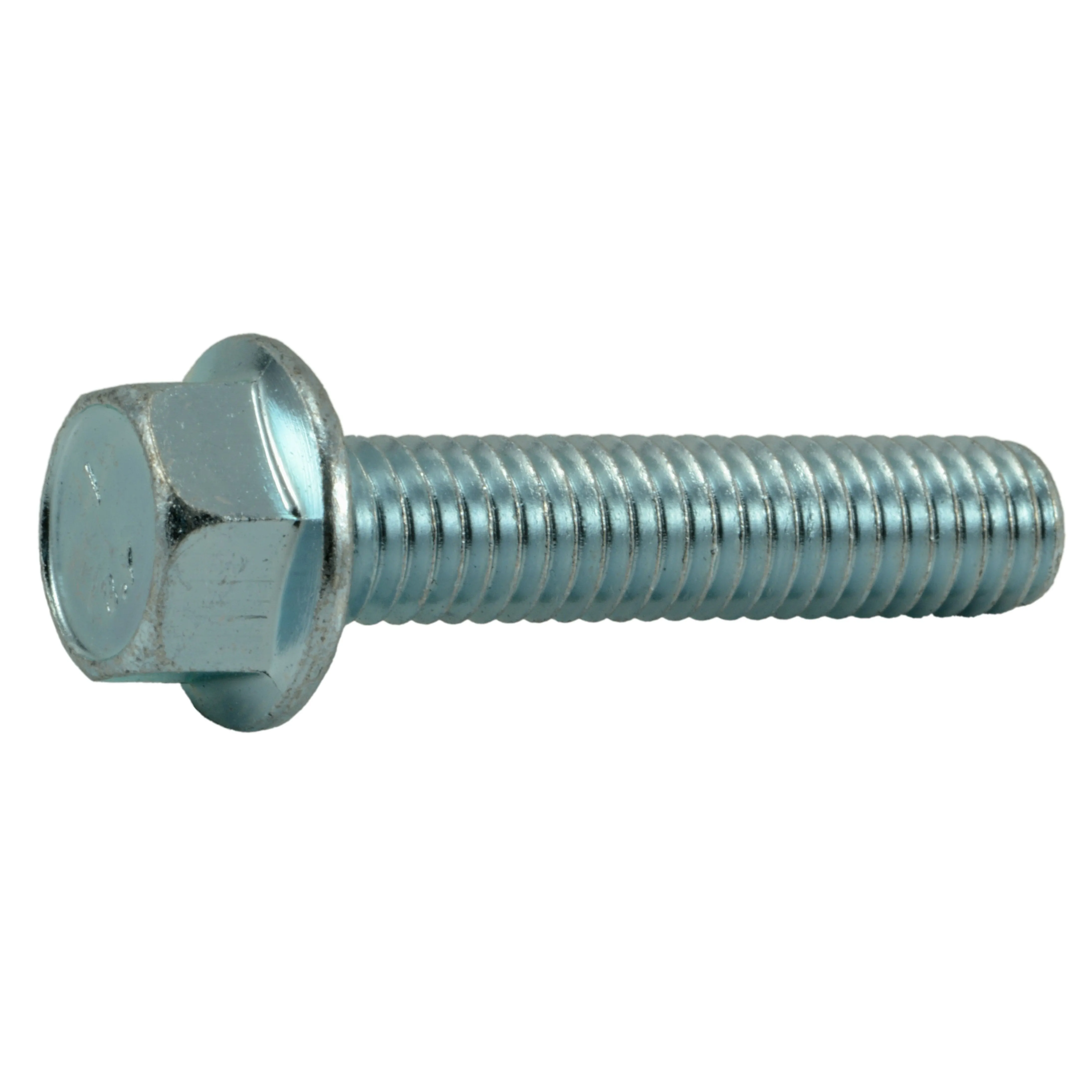 3/8"-16 x 1-3/4" Zinc Grade 5 Hex Washer Head Serrated Flange Bolts (5 pcs.)