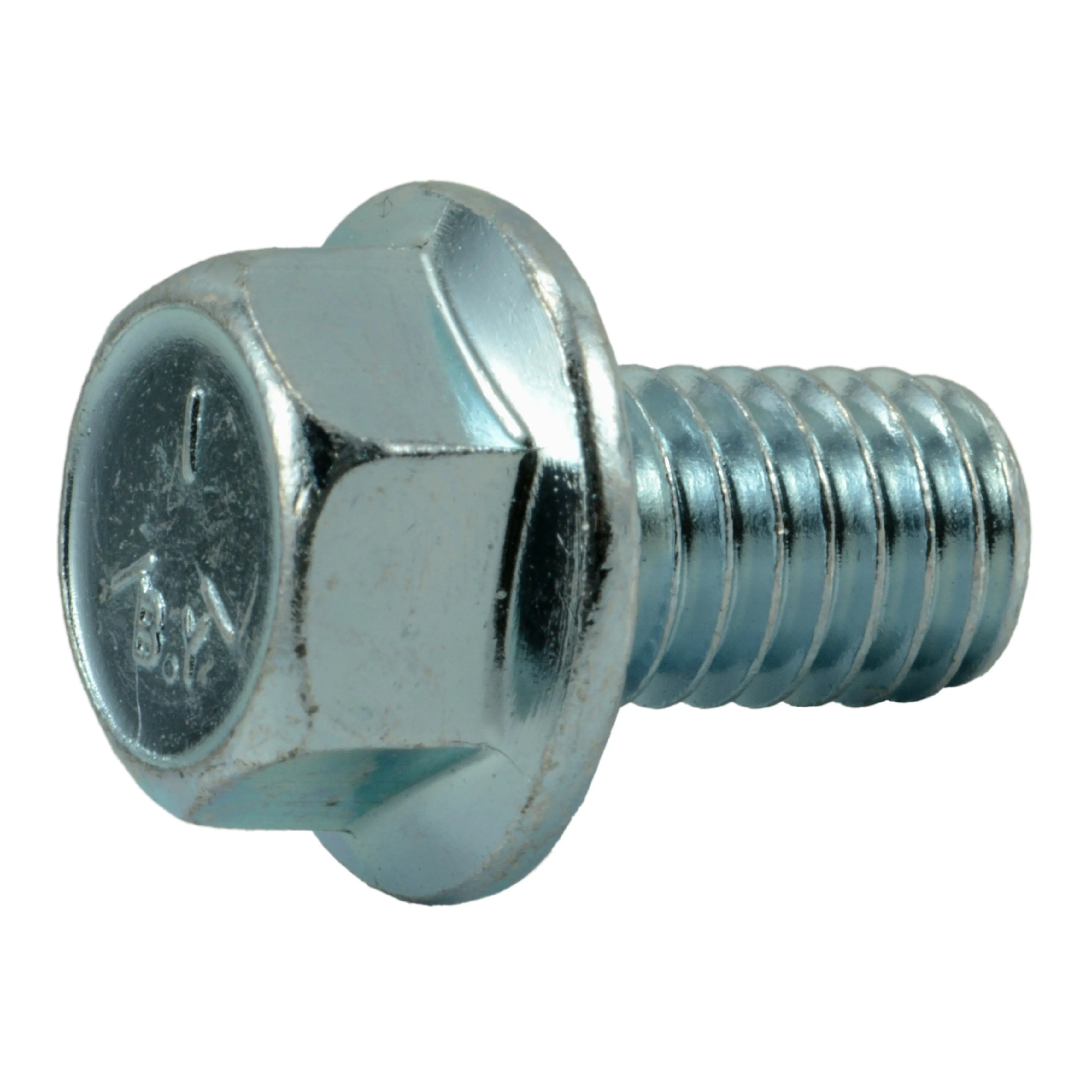 3/8"-16 x 5/8" Zinc Grade 5 Hex Washer Head Serrated Flange Bolts (10 pcs.)