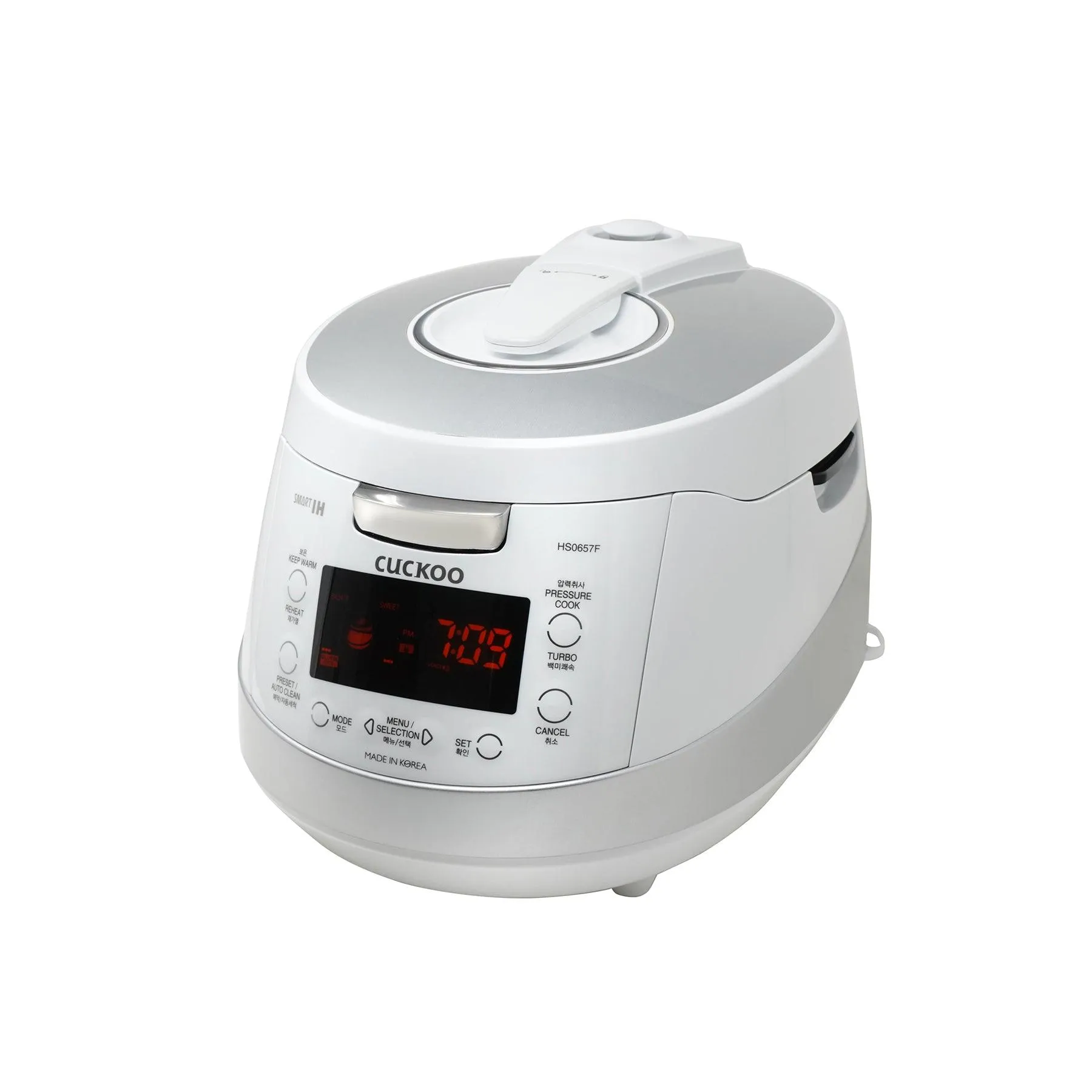 6-Cup IH Pressure Rice Cooker (CRP-HS0657F), Korean Voice guide only