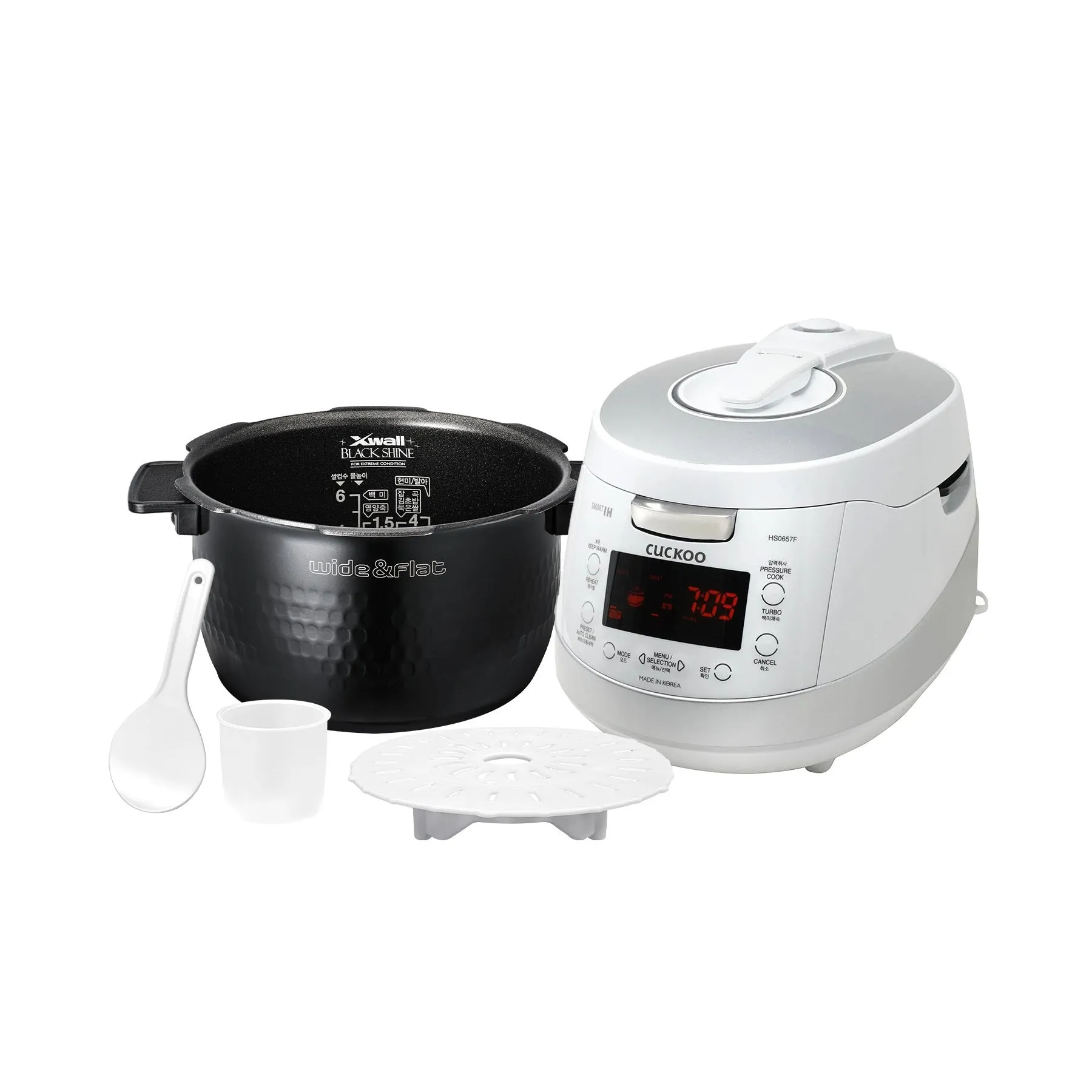 6-Cup IH Pressure Rice Cooker (CRP-HS0657F), Korean Voice guide only