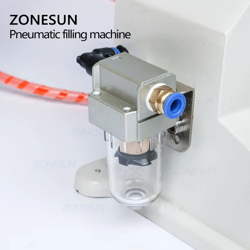 A02 5-50ml Full Pneumatic A02 Manual Filling Machine for Cream Shampoo Cosmetic Liquid Filler Machine