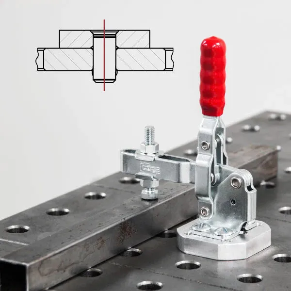 Adjustable Mounting Base for Toggle Clamps, Fits 5/8 Holes