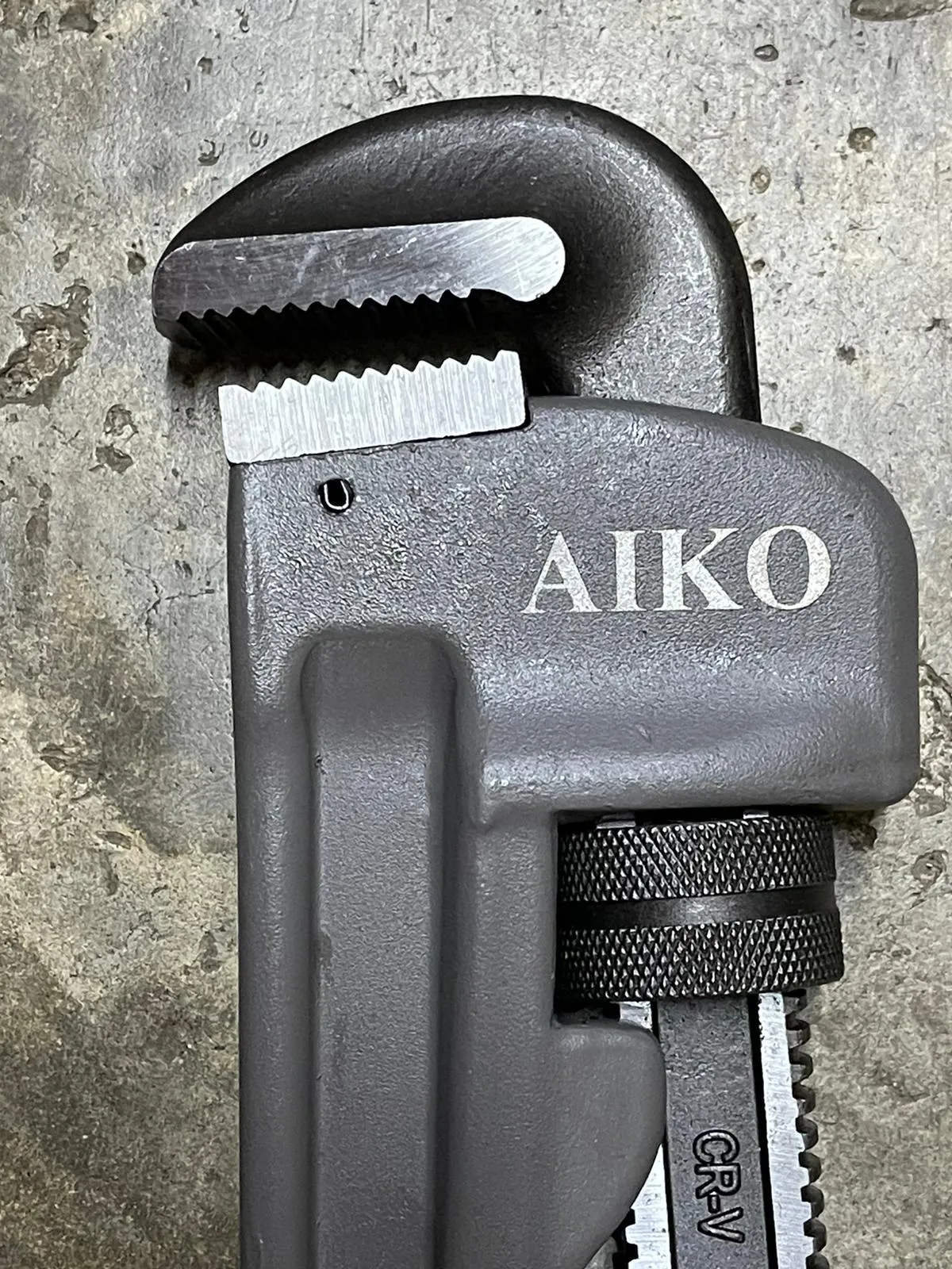 Aiko Aluminum Pipe Wrench CR-V Steel Jaw | Model : PWA-A