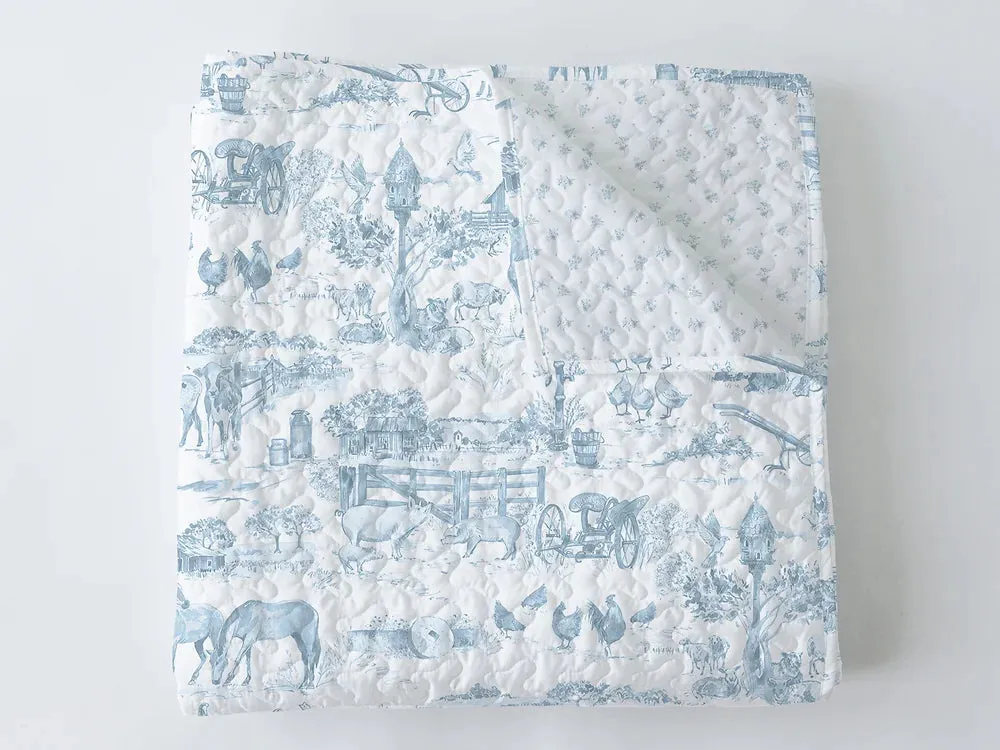 Aledo Toile Baby Blanket