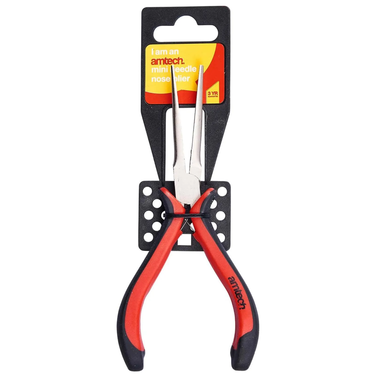 Amtech Mini Needle Nose Plier Two Tone Grips