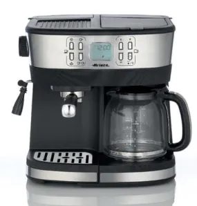 Ariete 2 in 1 Espresso with Drip Coffee Machine