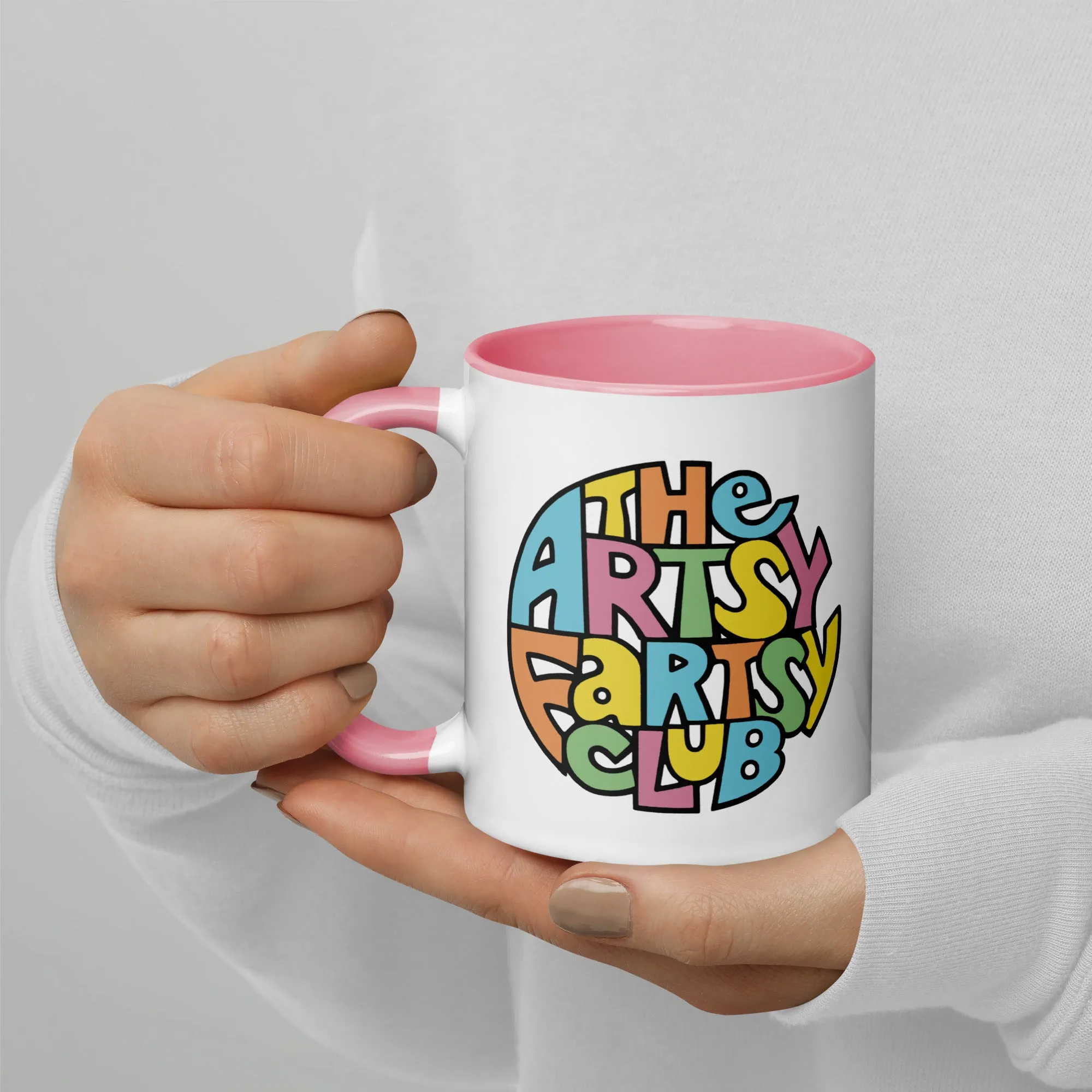 Artsy Fartsy Mug with Color Interior