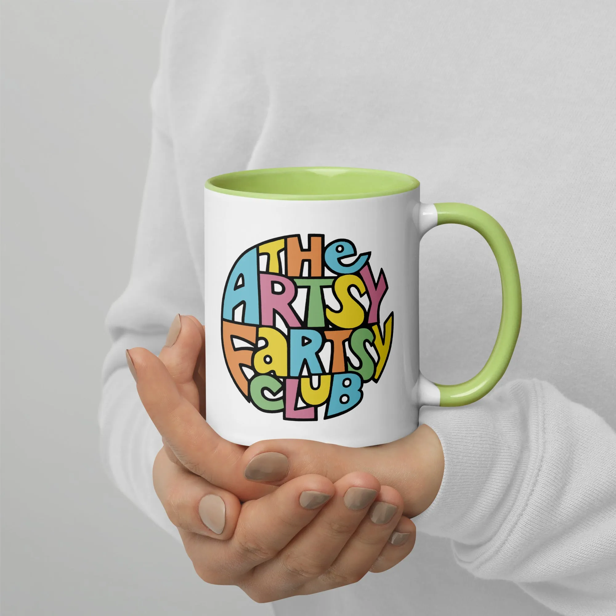 Artsy Fartsy Mug with Color Interior