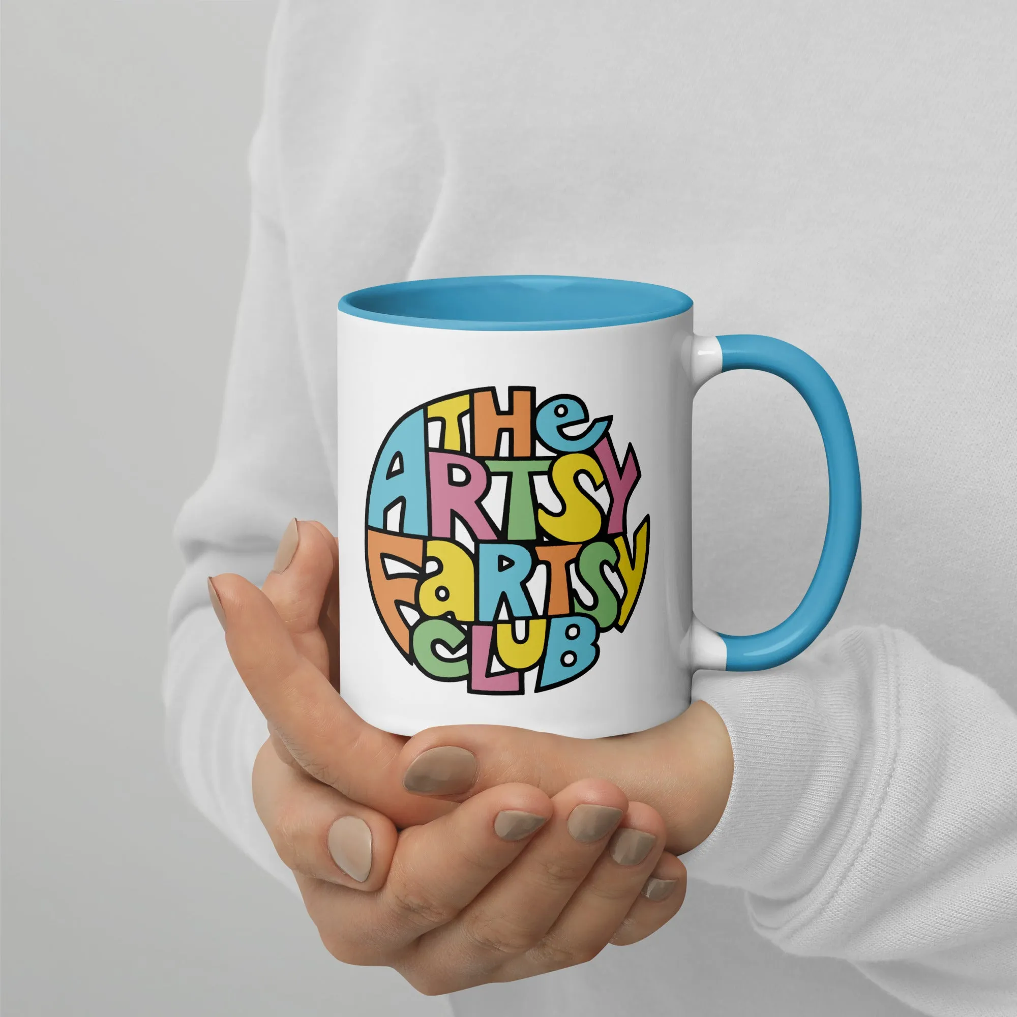 Artsy Fartsy Mug with Color Interior