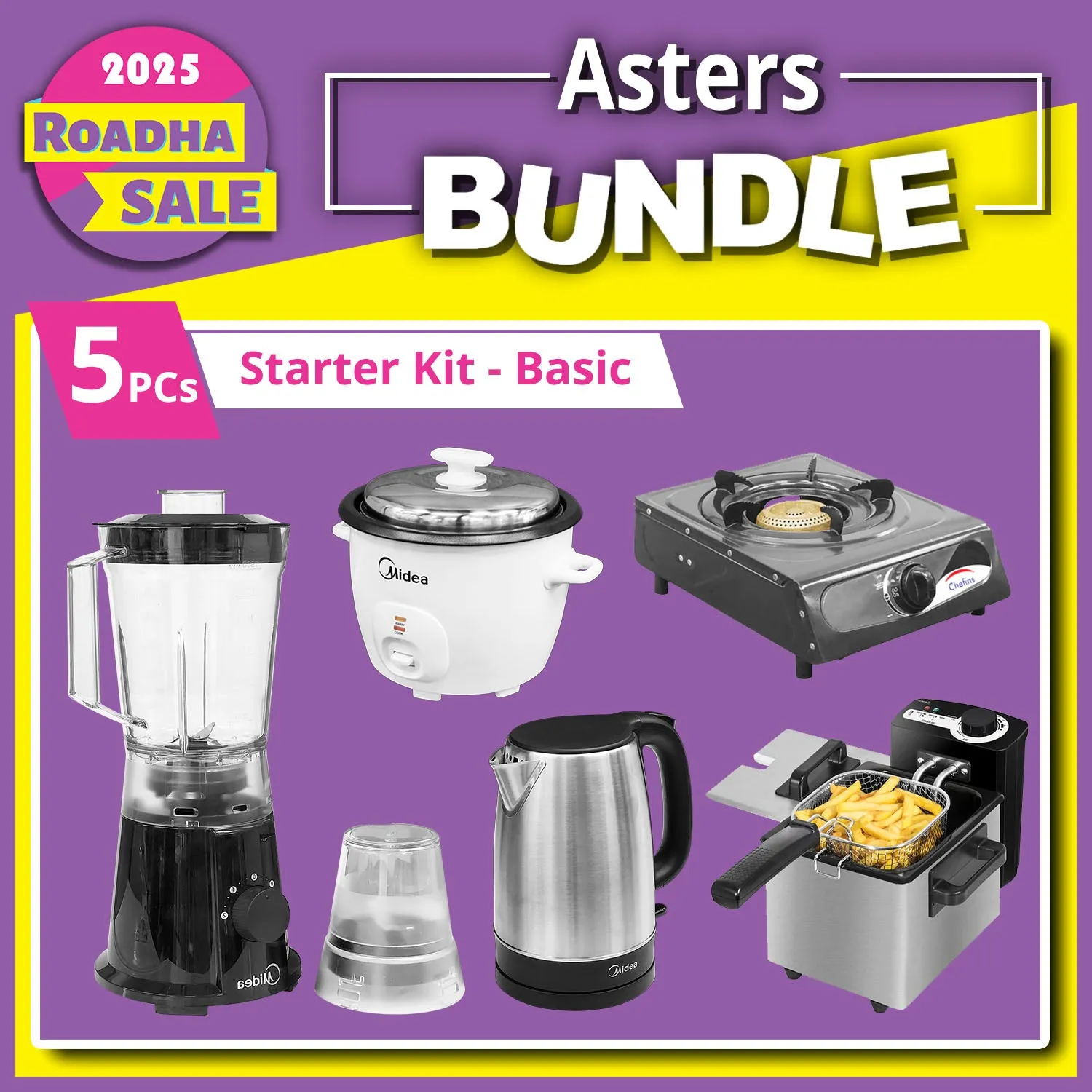 Asters Bundle (5 PCs)