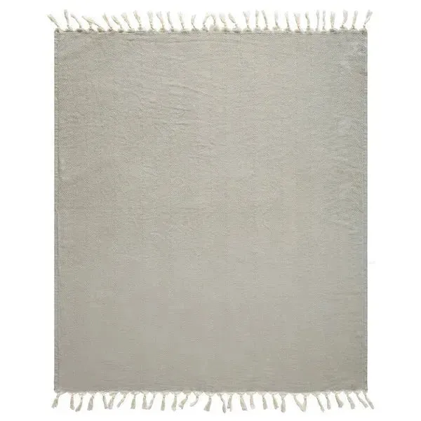 Avery 80291LTG Light Grey Throw Blanket