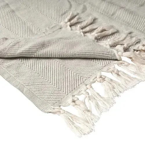 Avery 80291LTG Light Grey Throw Blanket