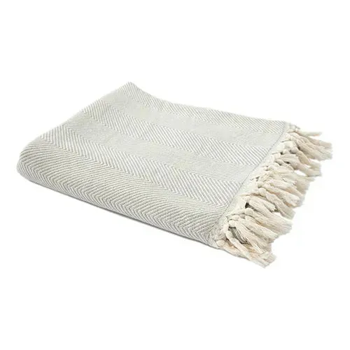 Avery 80291LTG Light Grey Throw Blanket