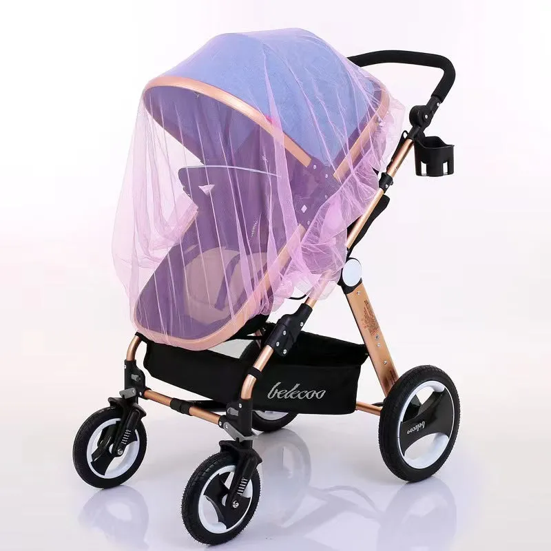 Baby Stroller  Cradle Mosquito Net Full Coverage Breathable Mesh