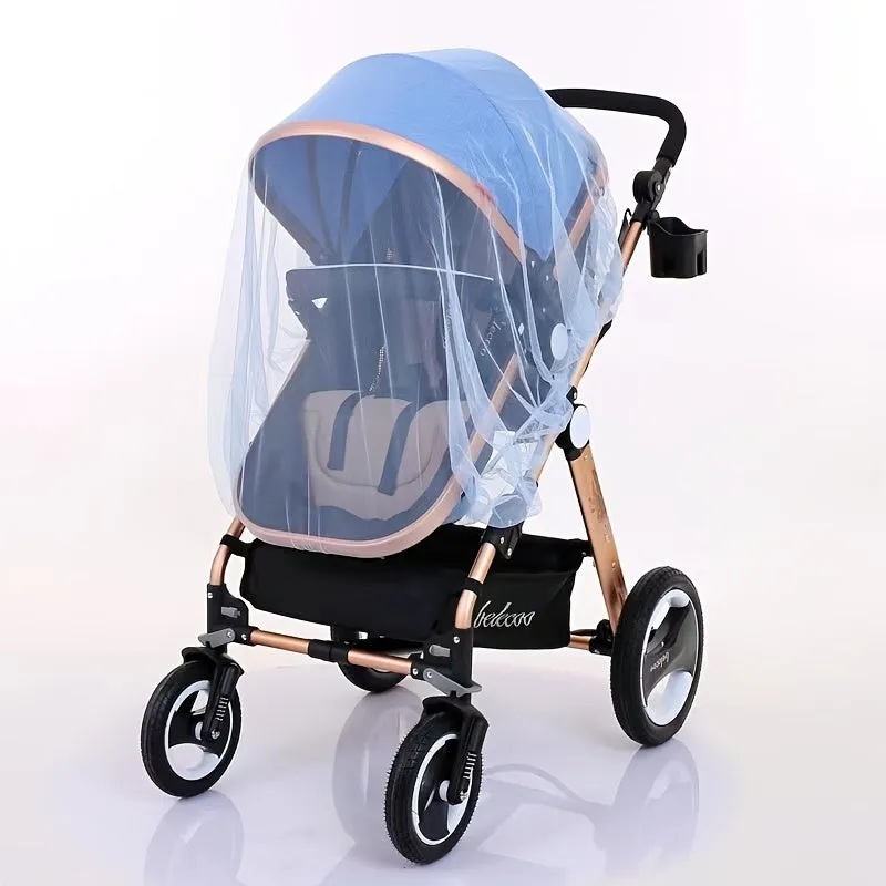 Baby Stroller  Cradle Mosquito Net Full Coverage Breathable Mesh