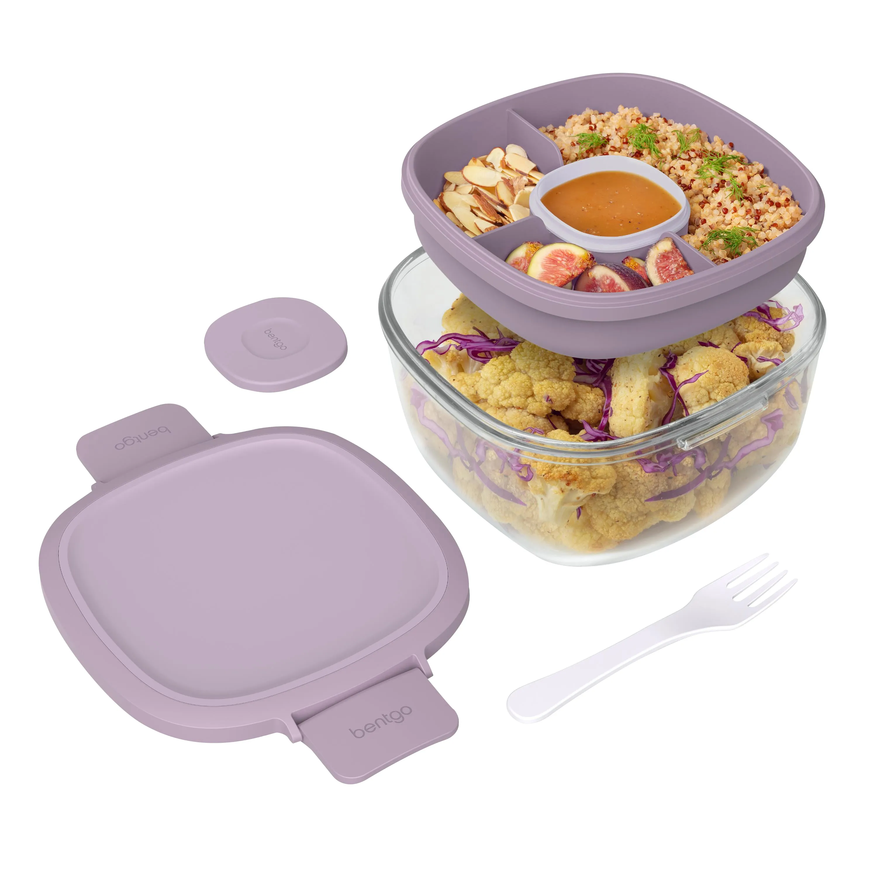 Bentgo All-In-One Glass Salad Container