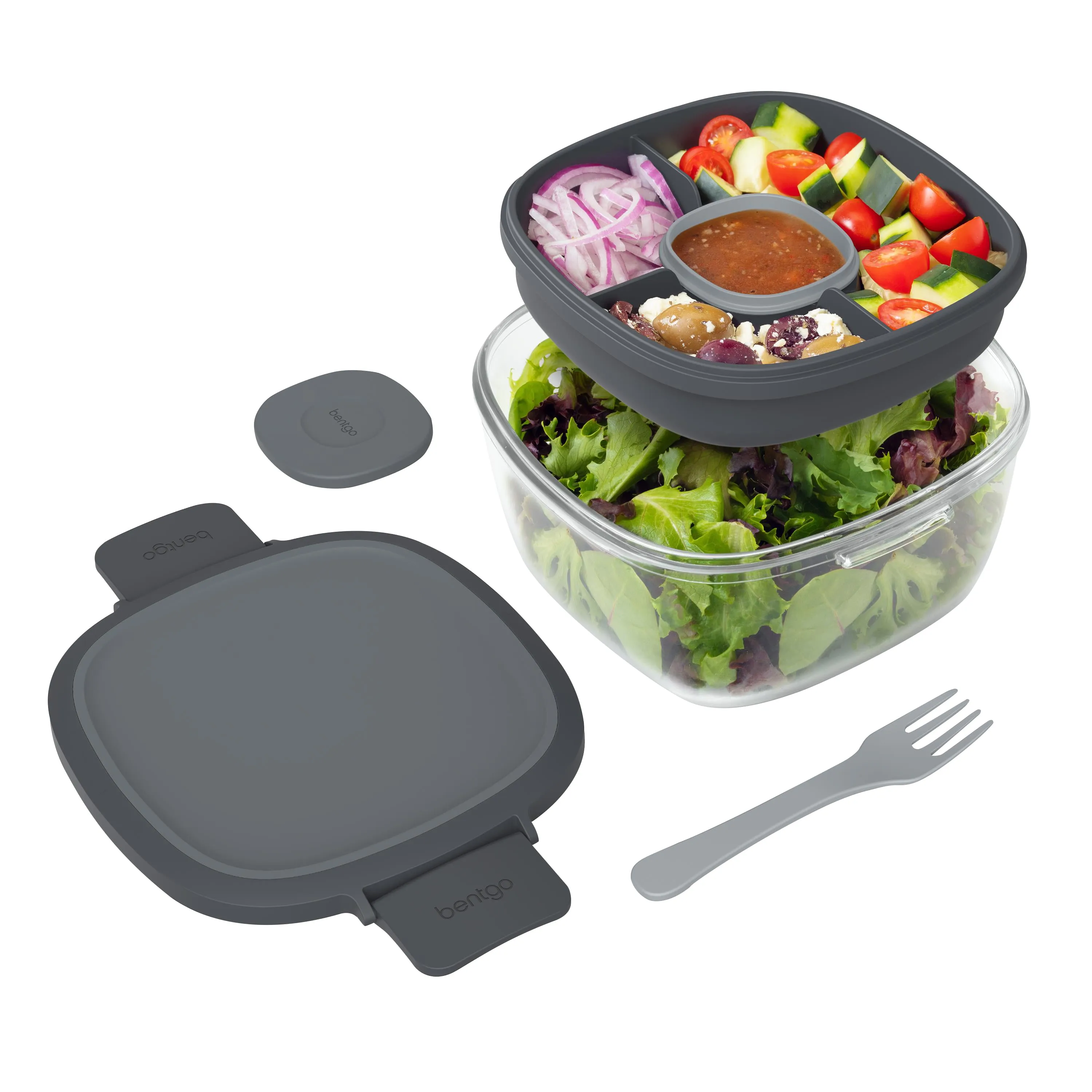 Bentgo All-In-One Glass Salad Container