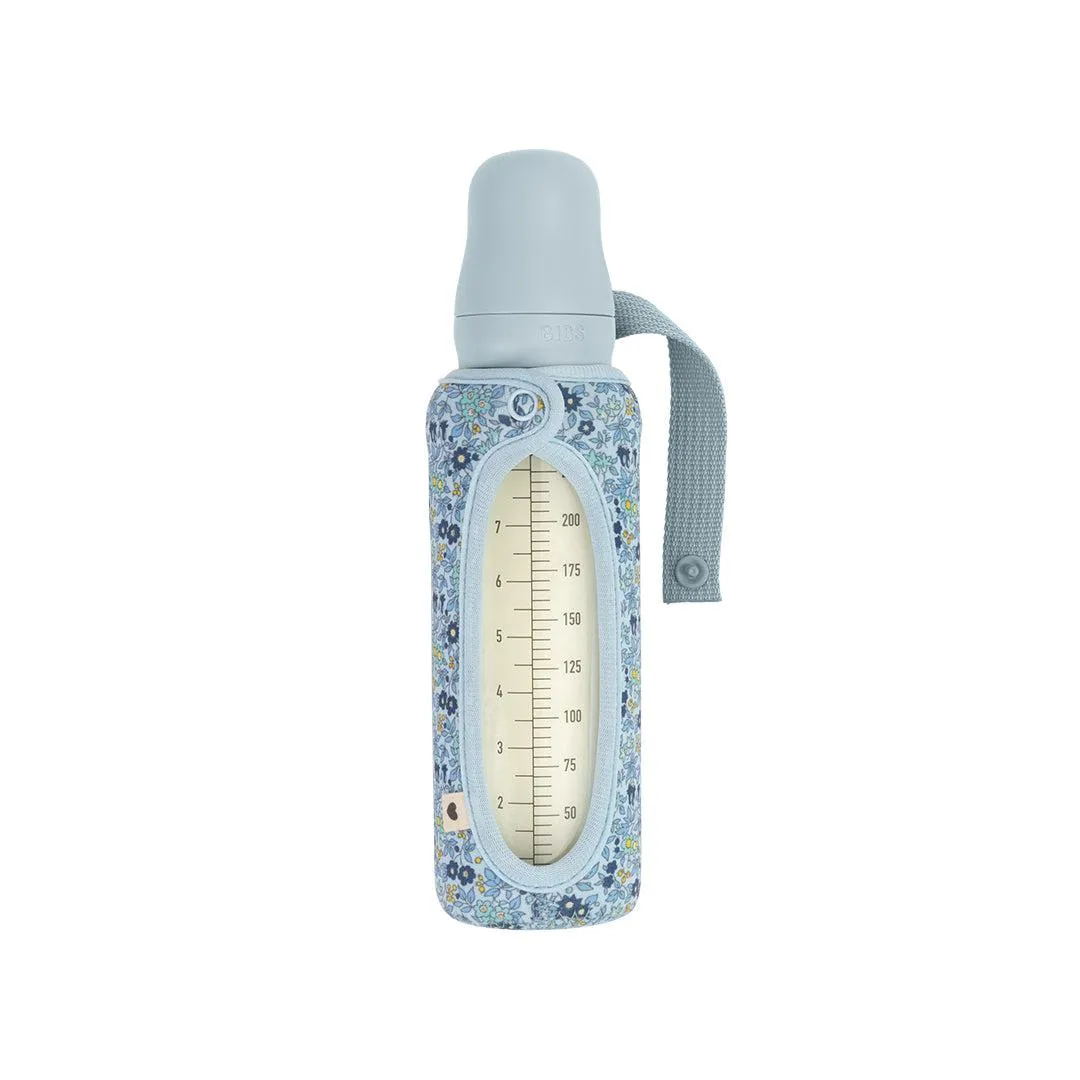 BIBS X LIBERTY Baby Bottle Sleeve - Chamomile Lawn - Baby Blue