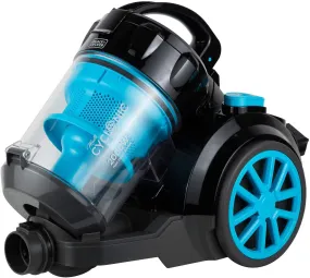 Black Decker, 2000W Bagless Multi- Cyclonic, Vacuum Cleaner, Blue & Black, VM2080-B5