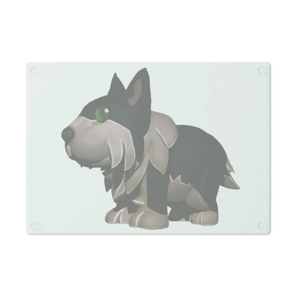 Black Dog Cutting Board