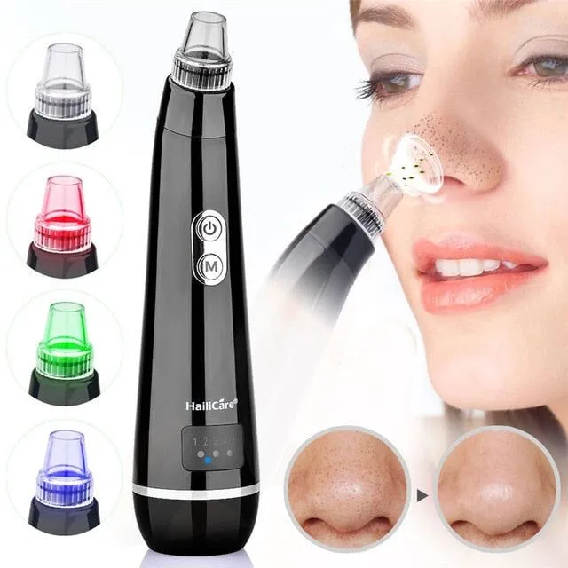 Blackhead Vacuum Suction - Pore Vacuum Cleaner Facial Blackhead Acne Removal Tools