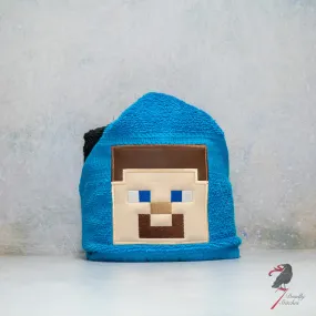 Block Hero Hooded Bath Towel