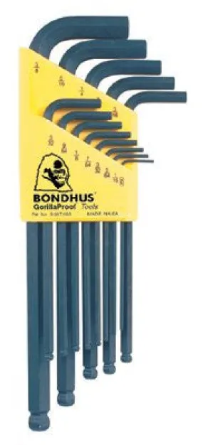 Bondhus 10937 Balldriver L-Wrench Key Set  13 Piece  - Inch (1 Set)