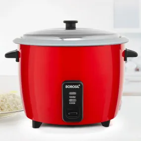 Borosil Pronto Electric Rice Cooker, 1L