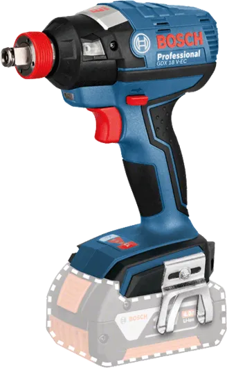 Bosch Cordless Impact Driver/Wrench, 18V, Brushless, Extra Battery Included, GDX18V-EC Professional