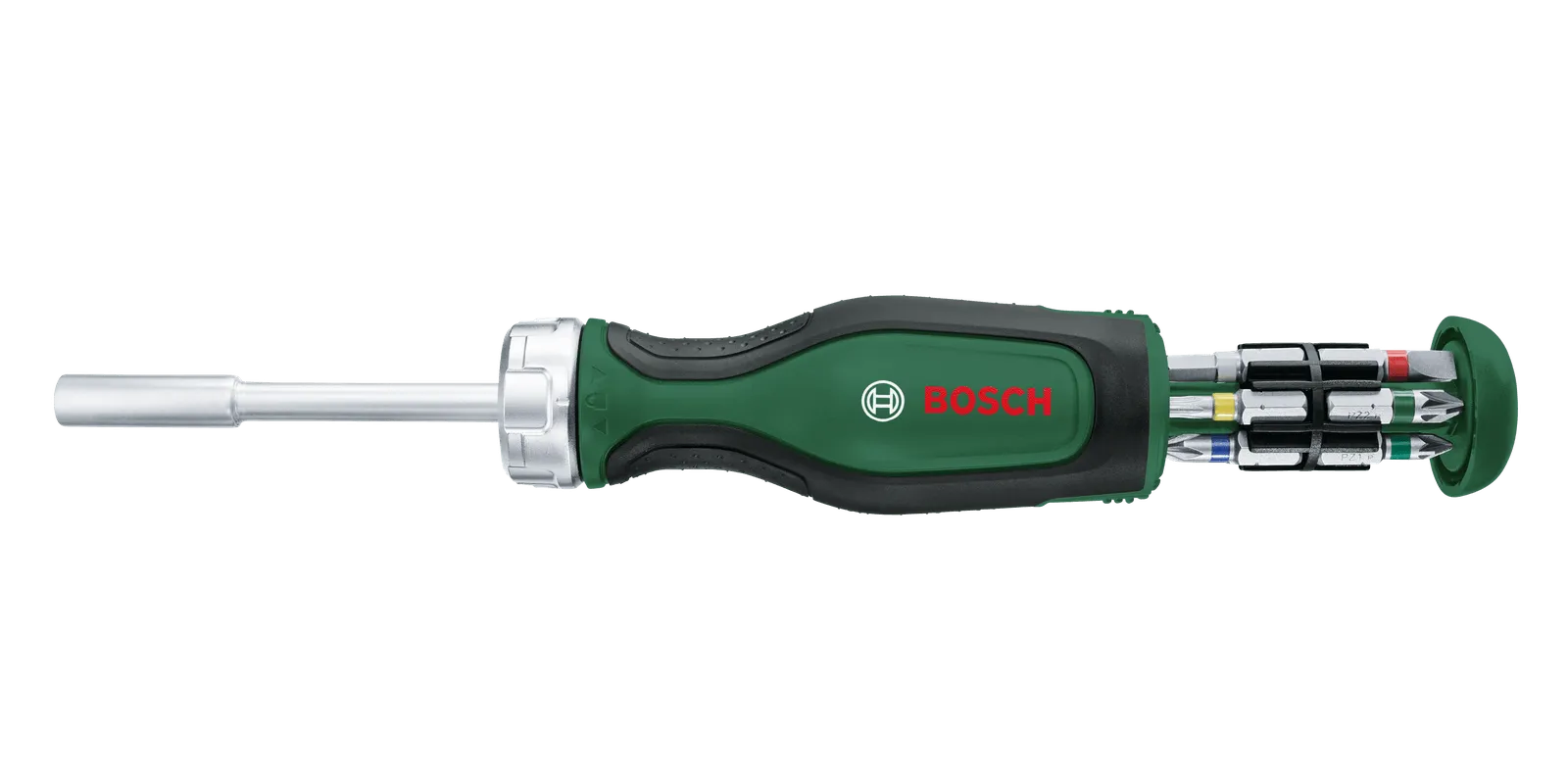 Bosch DIY | Screwdriver Ratchet with 12 Bits (Magazine 1)