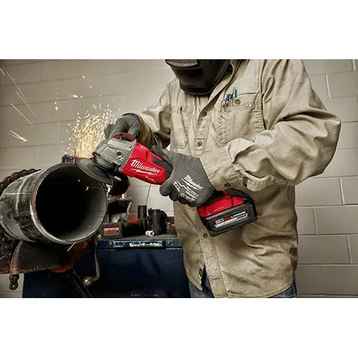 Braking Grinder - Milwaukee M18 FUEL™ 4-1/2" / 5" Braking Grinder w/ ONE-KEY™ Slide Switch, Lock-On, 2883-20