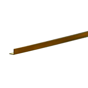 Brass Angle: 0.014" Wall - 1/8" Leg Length - 12" Long (1 Piece)