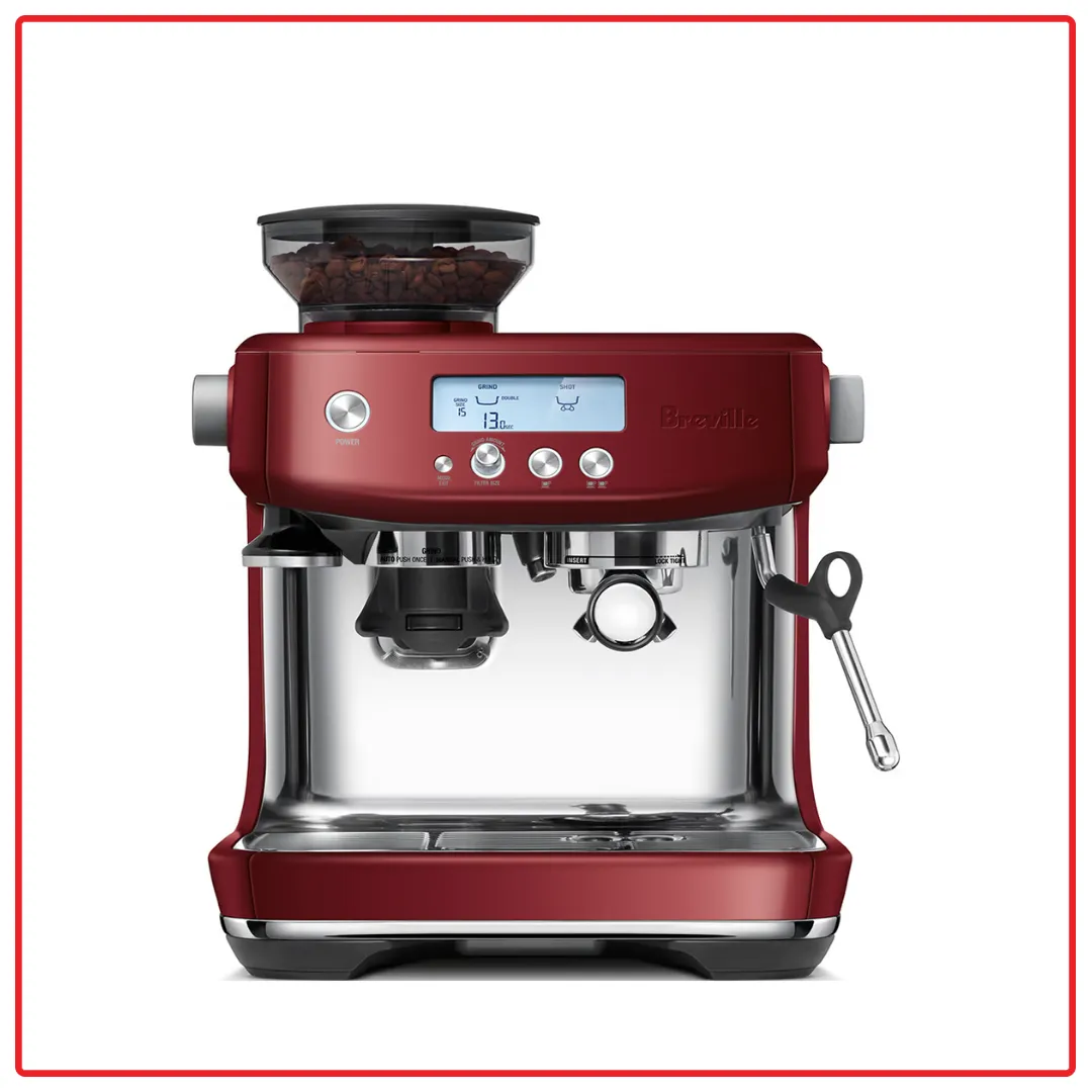 Breville BES878RVC (Red Velvet Cake) The Barista Pro Espresso Coffee Machine