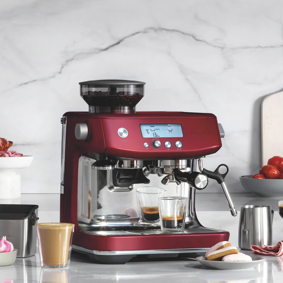 Breville BES878RVC (Red Velvet Cake) The Barista Pro Espresso Coffee Machine