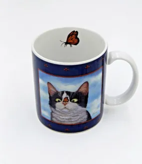 Butterfly Cat Mug