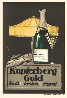 BV-245 Kupferberg Champagne Ad - Vintage Image