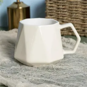 Ceramic Diamond Coffee Mug 12x7.5x9cm