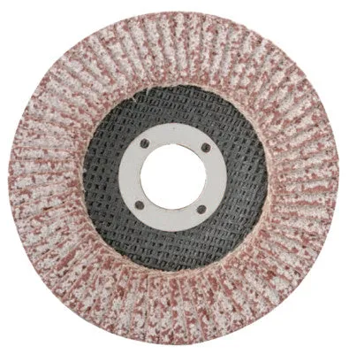 CGW Abrasives Flap Discs, Aluminum, Reg Thickness, T29, 5", 60 Grit, 7/8 Arbor, 12,200 rpm, 43184