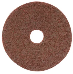 CGW Abrasives Surface Conditioning Disc, Hook & Loop w/ Arbor Hole, 5 in, 12,000 rpm, Maroon, 70033