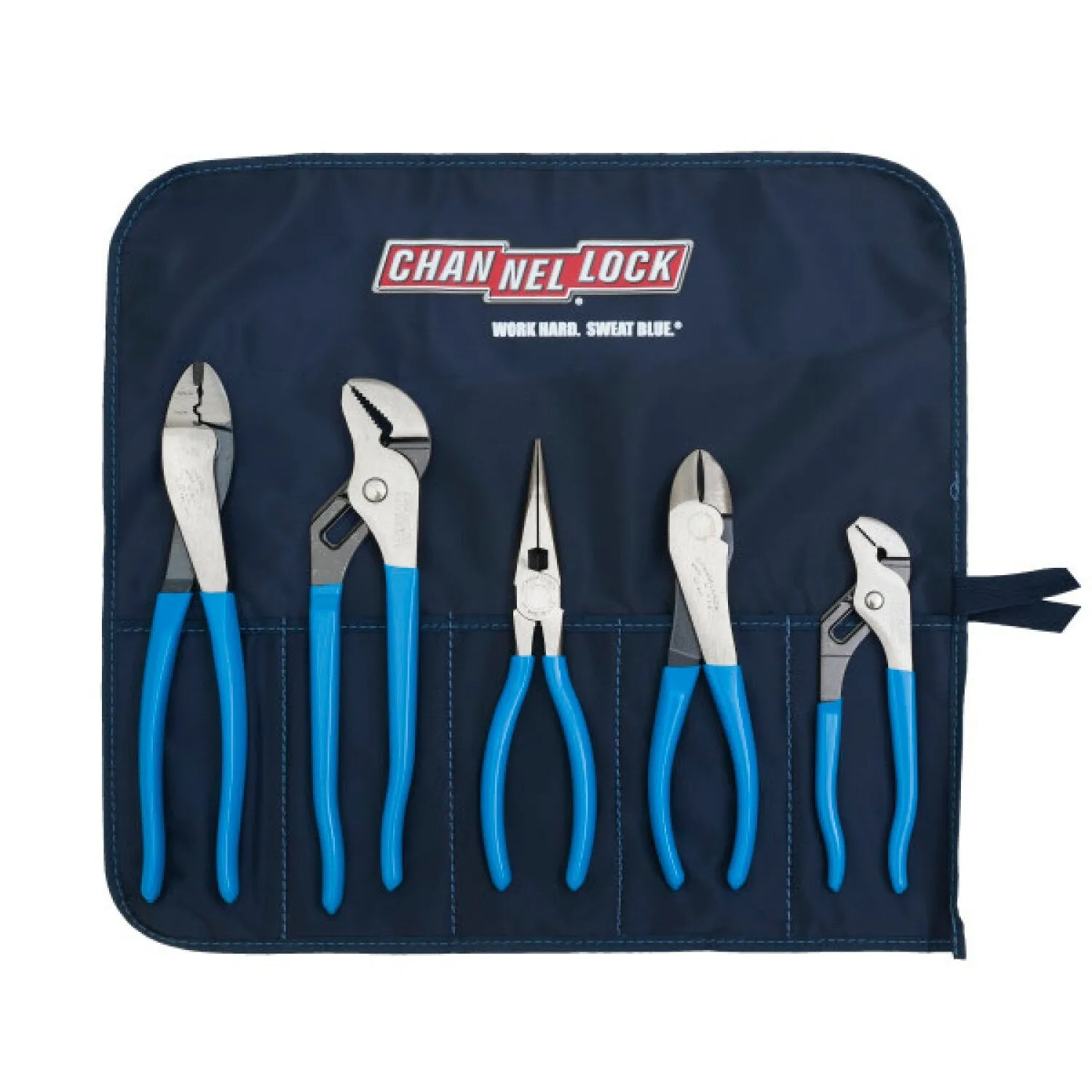 Channellock TOOL ROLL-2 5PC Technicians Pliers Set with Tool Roll