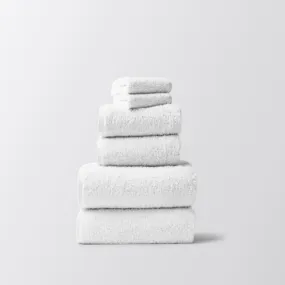 Cloud Loom Alpine White Organic Towels