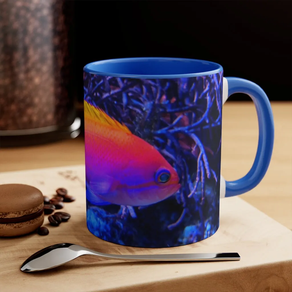 Colored Fish 11oz Accent Mug